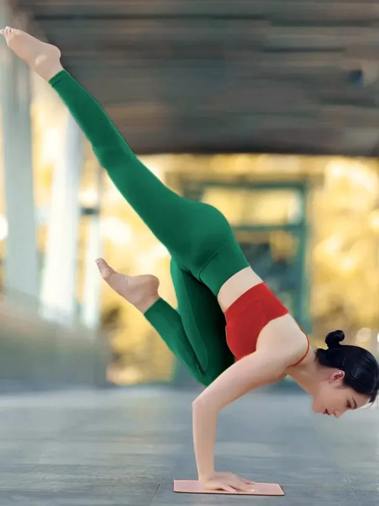 Women’s High Waist Yoga Pants - No Front Seam Seamless Gym Leggings