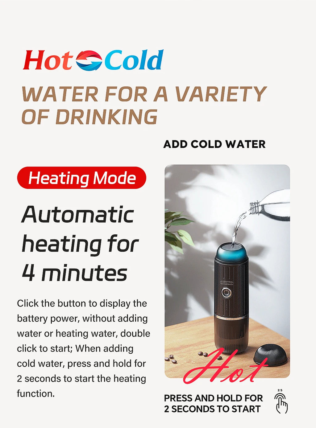 Cafelffe Outdoor Combination Wireless Electric portable espresso machine, Coffee Gift Giving Camping hiking Travel bag cafetera