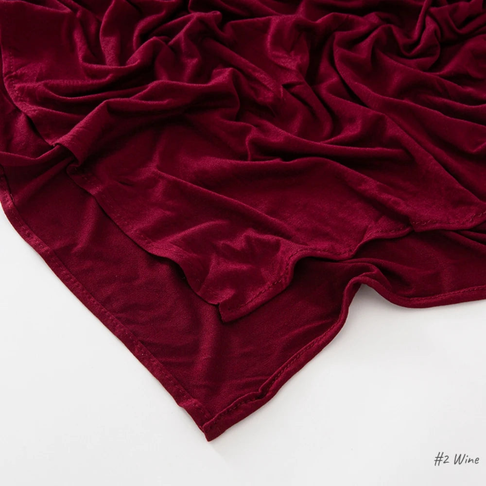 29Colors Hijab Scarf Solid Muslim Long Scarves Turban Shawl Elastic Cotton Arab Headscarf Head Wraps Saudi Hijabs