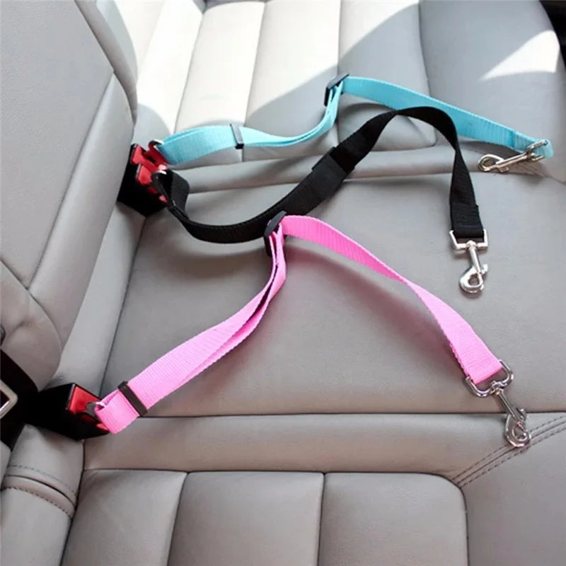 Pet Car Seat Belt Safety Leash Adjustable for Dogs Cats