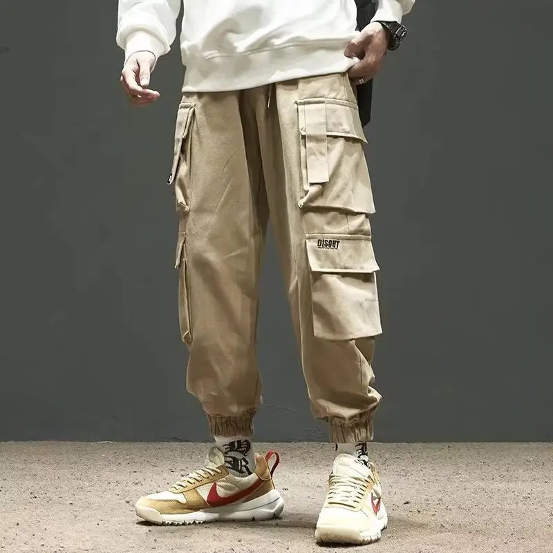 Men’s Multi-Pocket Cargo Joggers - Loose Fit Spring/Summer Tactical Pants