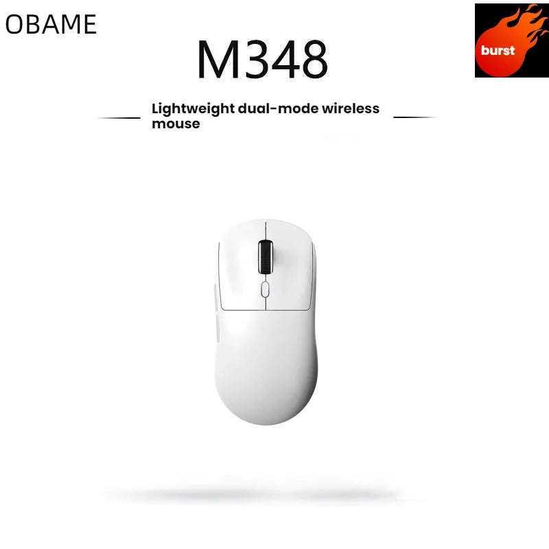 New M348 Wireless Bluetooth Gaming Mouse 6400DPI Lightweight Long Battery Life 2.4GHz Wireless Receiver