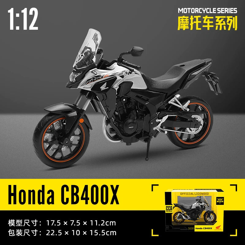 MSZ CCA 1:12 SUZUK GSX-R1000 with base alloy die-cast car motorcycle model, toy gift giving, die-cast static motorcycle model