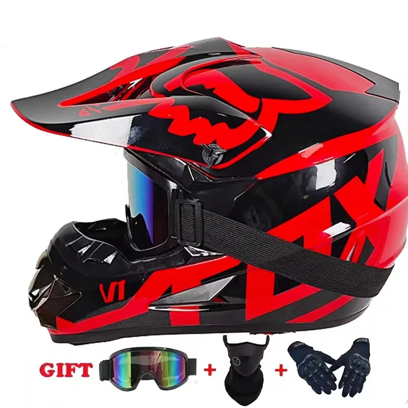 Motorcycle Helmet Youth Kids Child Full Helmet Children Helmets Motocross Casco Moto children Off-road Safety Protection DOT