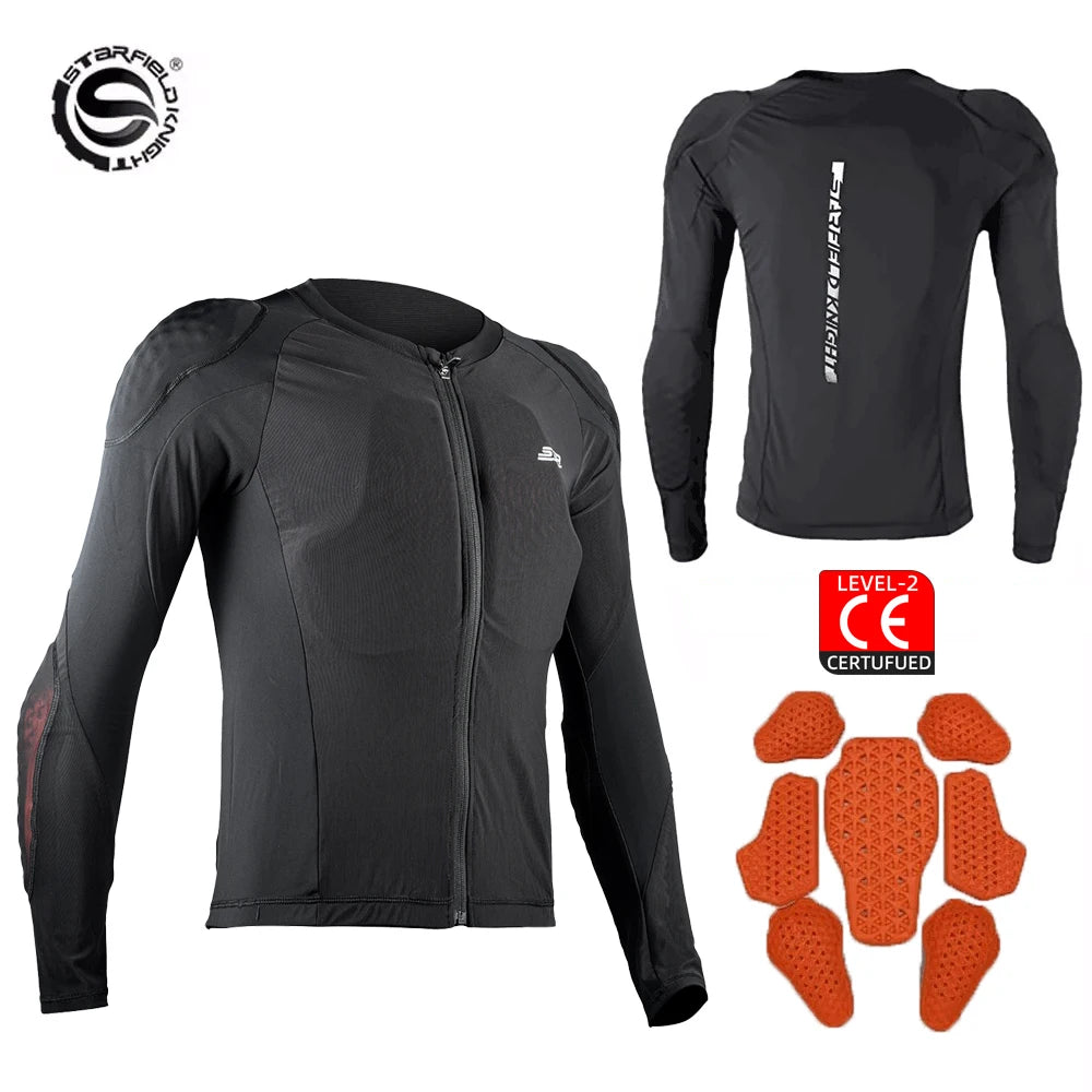 Summer Motorcycle Jacket Full Body Armor Protection for Motorbike Racing Lightweight Motocross Moto Jacket