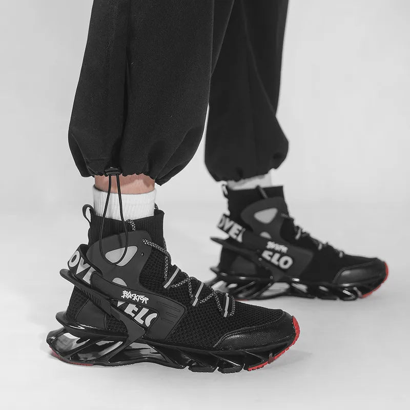 Elite Racer Series - Luxury Breathable Performance Sneakers - Men's Urban Fashion Trainer - SKU-CODE