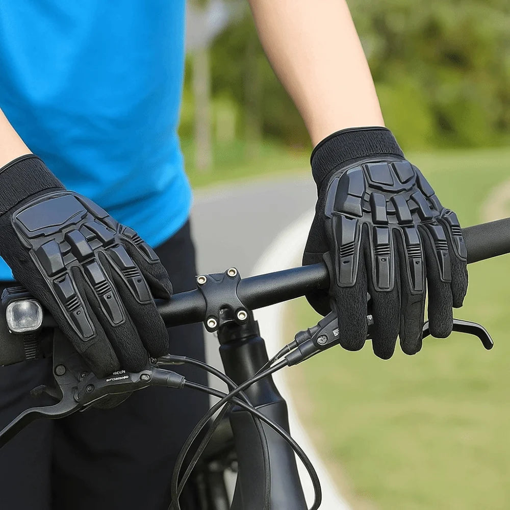 Breathable Riding Gloves Comfortable Wear Resistant Motorcycle Gloves Anti-slip Protective Gloves Men's Riding