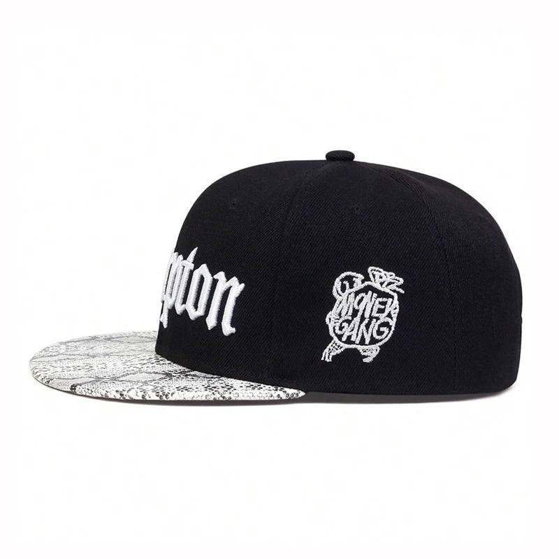 COMPTON Embroidered Hip Hop Baseball Cap – Adjustable Snapback for Men & Women