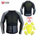 Mens Motorcycle Jacket Summer Breathable Motocross Body Armor Elastic Rider Racing Clothing CE Certified Protector Gear