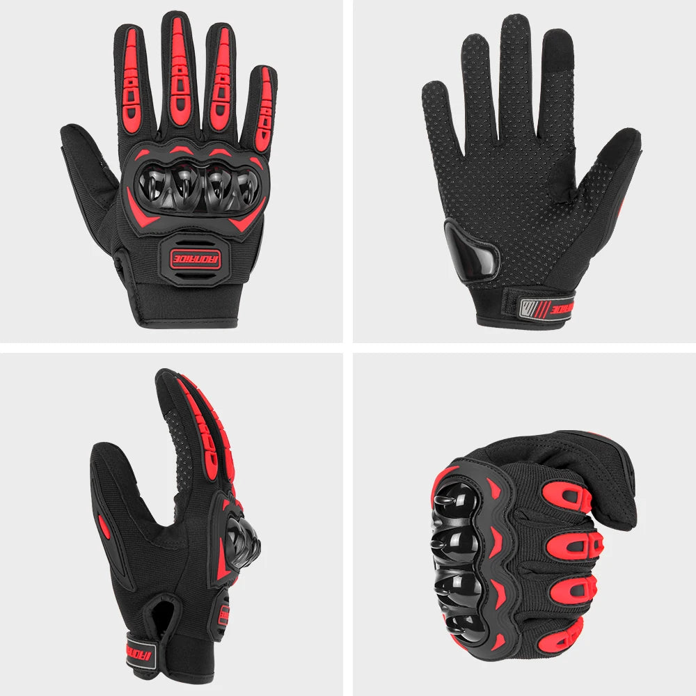 Motorcycle Riding Gloves Full Finger Touch Screen Waterproof Summer Gloves