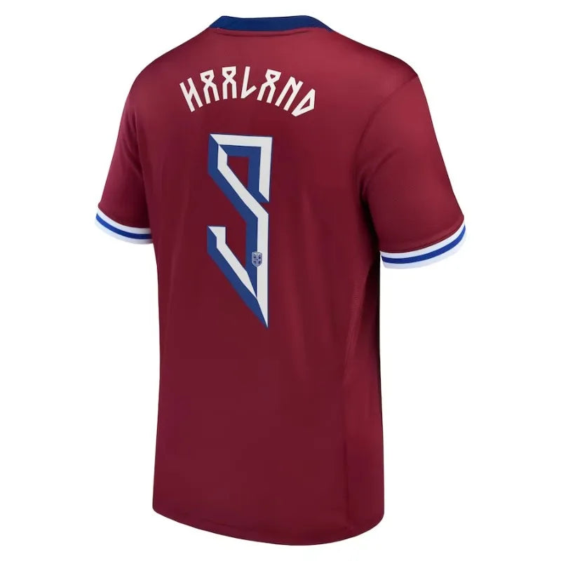 Men’s Norway National Team Erling Haaland Short Sleeve Football Jersey Shirt
