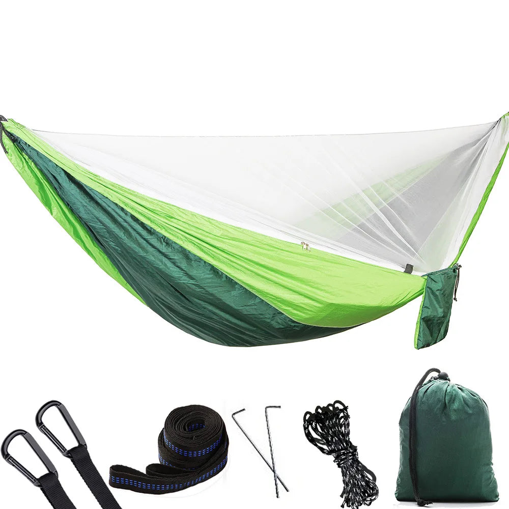 Naturehike Two Person Camping Hammock With Mosquito Net Ultralight Outdoor Hanging Swing For Adults