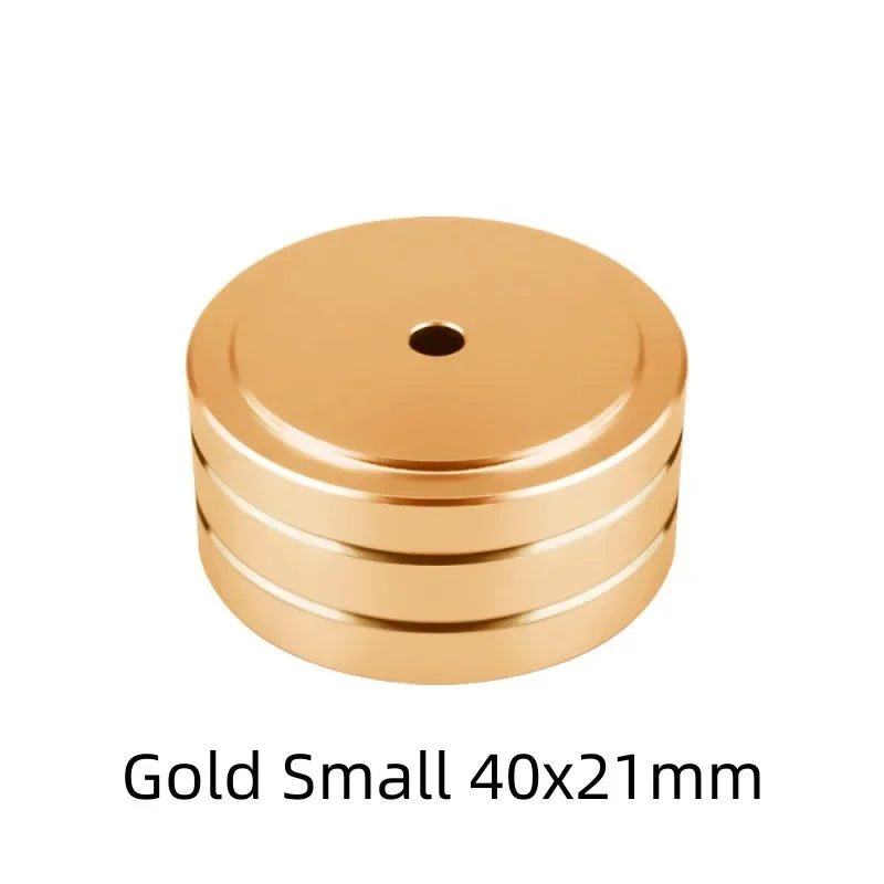 Speaker Spikes Stand Feet Pad Foot For Speakers CD Amplifier 58x22mm 40x20mm Aluminum Alloy Rubber Portable Audio Video 4sets