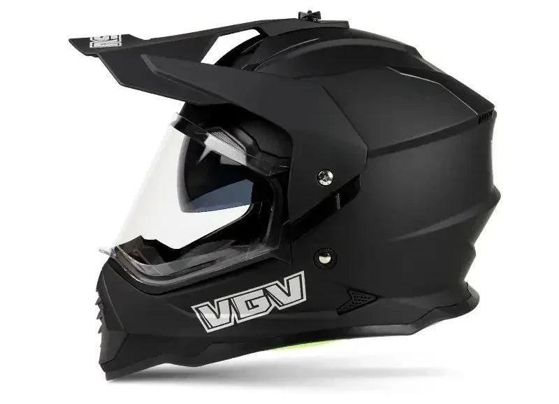 Motocycle Helmet MTB ATV Motocross Cascos Carbon Fiber Pattern Off-Road helmet Dual Lens Capacete Casco moto DOT Certification