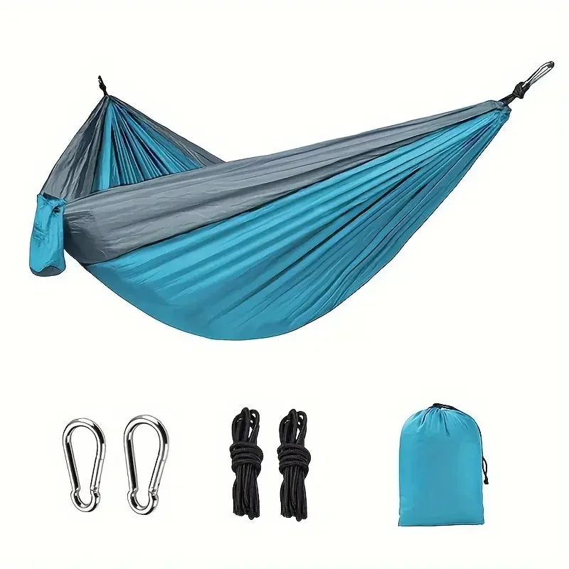 Camping Hammock Portable Lightweight Parachute Nylon Hammock For Outdoor Backpacking Survival Travel
