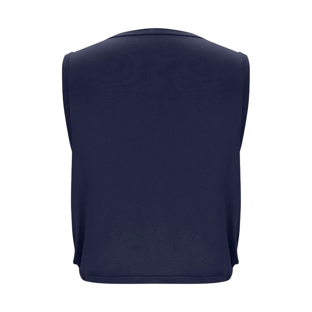 Women’s Sleeveless Yoga Top Breathable Workout Tank Crop Top Athletic Running Vest