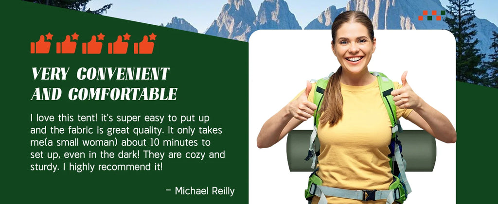 Camping Tent For 3 To 4 People With Shelter Waterproof Windproof Easy Setup Removable Outdoor Adventure Backyard Use