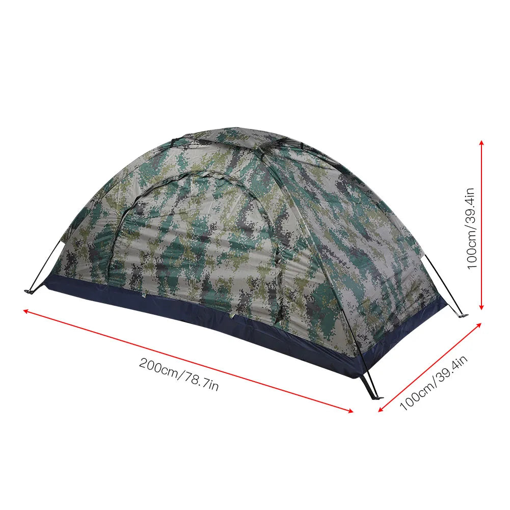 Outdoor Single Person Camping Fishing Tent Windproof Leisure Climbing Camouflage Tent