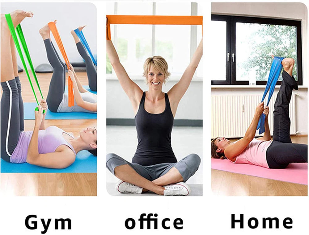 Resistance Bands for Pilates & Yoga  Natural Latex Exercise Bands