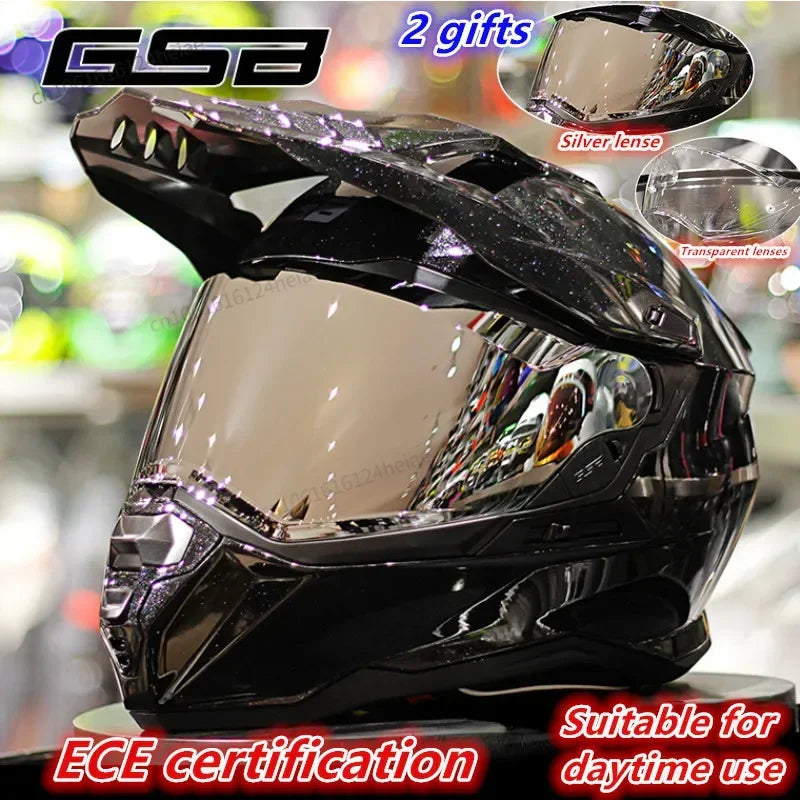 Gsb Motocross Helmet Men Full Face Moto Helm xp-22 Motorcycle Helmet Cross Downhill Off-road Helmet Men Casco Moto ECE Approved