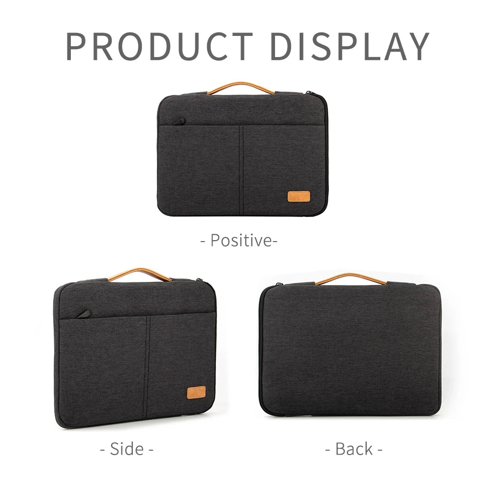 Laptop Sleeve bag 14 15.6 Inch Notebook Pouch For Macbook HP Dell Acer Shockproof Computer Briefcase Travel Business Men Case - trendingshoping.com