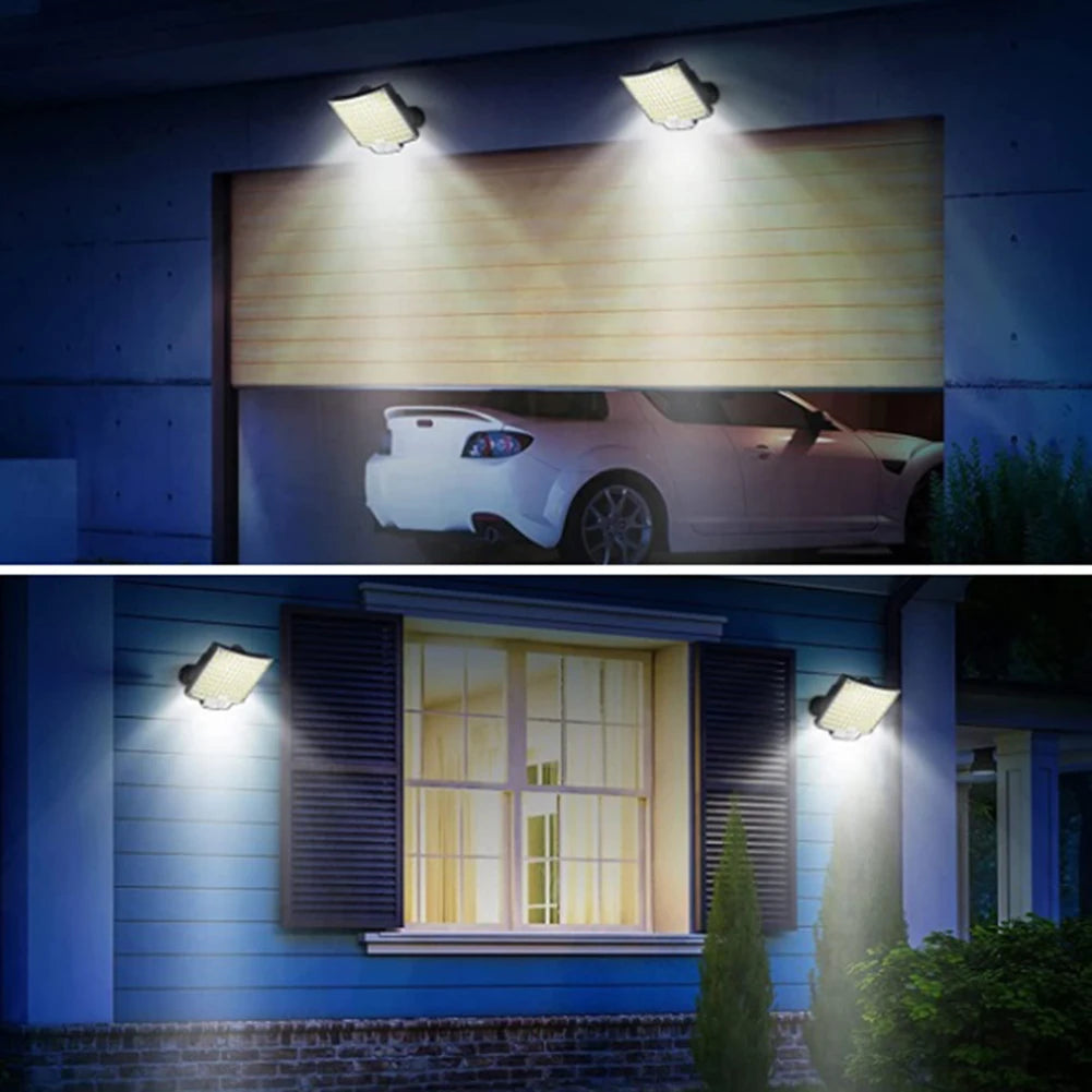 LED Solar Split Wall Lamp 3 Mode Waterproof Motion Sensor Lamp Security Outdoor Street Lighting Solar Lamp for Garden Wall Light - trendingshoping.com