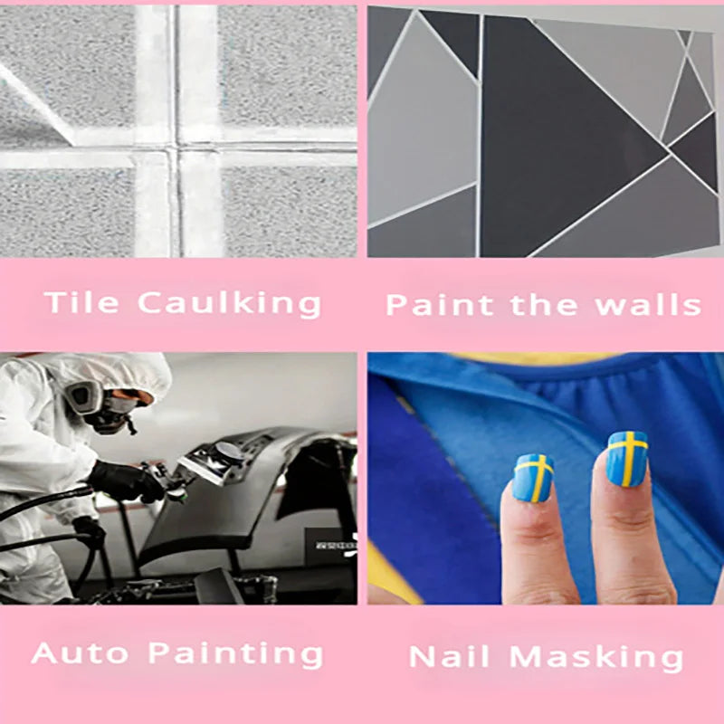 White Masking Tape 20M | Adhesive Painter’s Tape for DIY, Craft & Painting