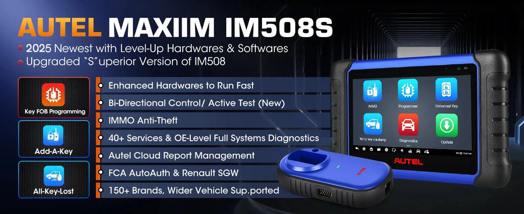 Autel MaxiIM IM508S XP400 PRO OBD2 Automotive Scanner IMMO Key Programming Diagnostic Tools For All Cars All-in-One Programmer - trendingshoping.com