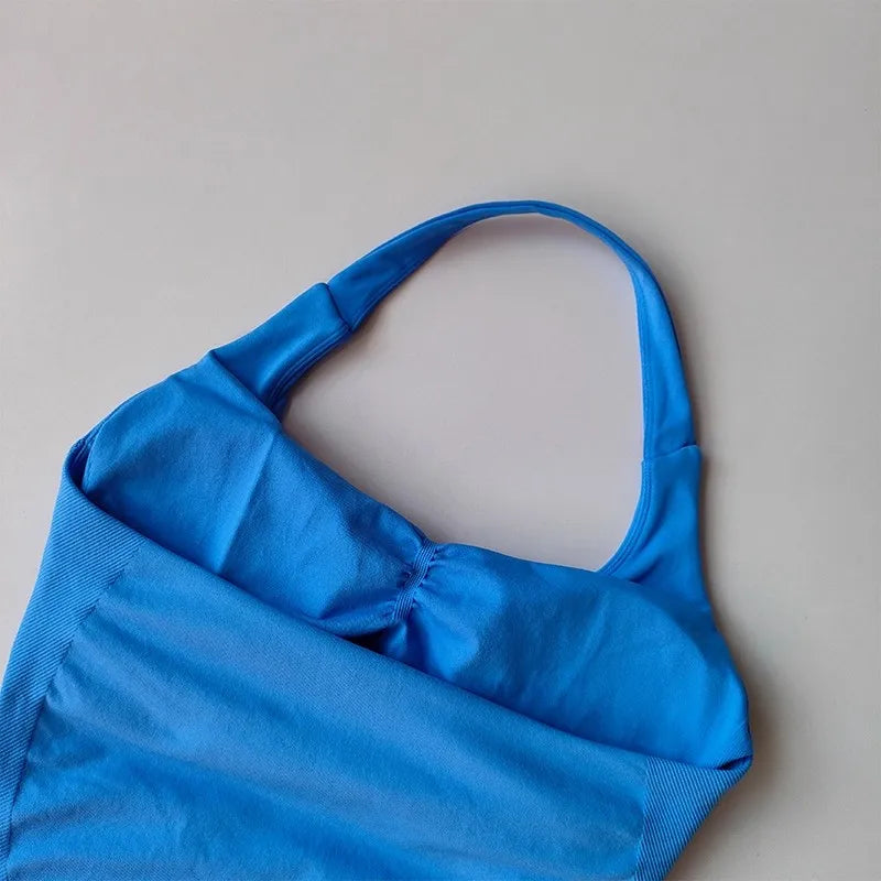 Women Fitness Sports Bra Halter Yoga Pilates Top