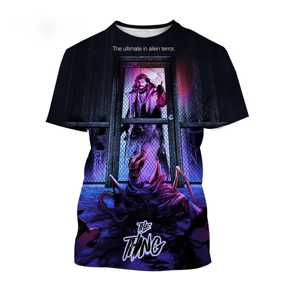 Trendy 3D Printed T-Shirt – Breathable Casual Summer Streetwear