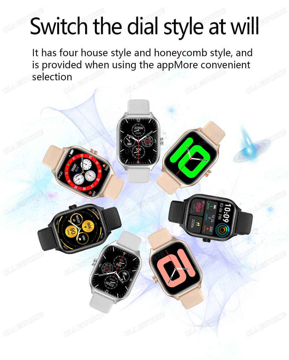 1.83'' Smart Watch for Android & iOS – HD Display, Bluetooth Call, Message Alerts, Music, Sports Modes for Men & Women Gift