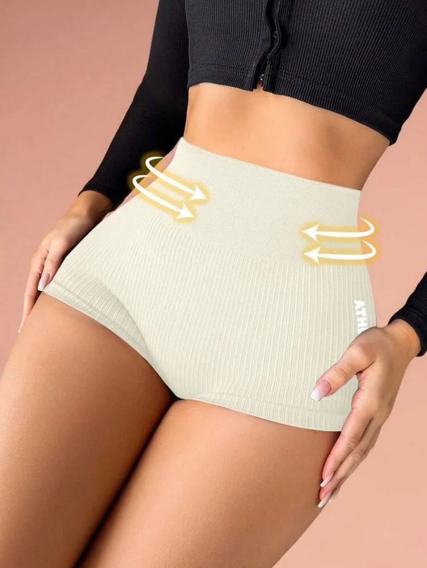 Women’s High-Waisted Yoga Shorts – Quick-Dry, Stretch Fit, Workout & Running