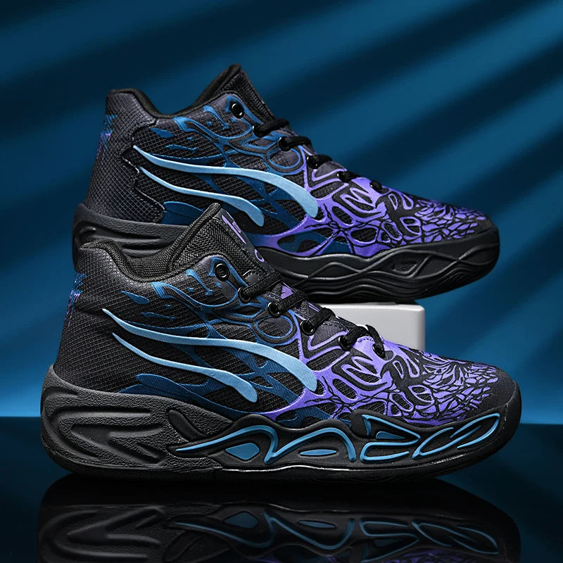 Men’s Autumn Basketball Sneakers | Warm Outdoor Fashion Anti-Slip Training Shoes