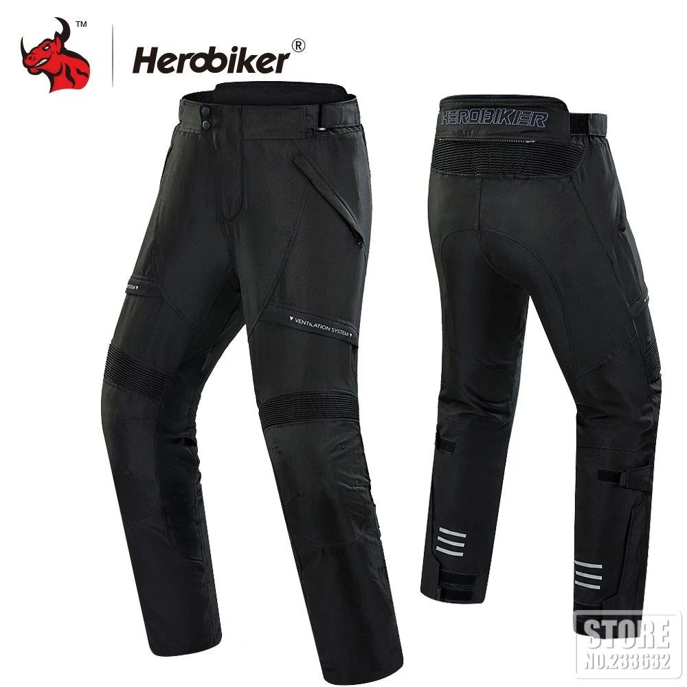 Motorcycle Jacket Waterproof Cold Proof Four Season Motocross Windproof Riding Protective Gear Black