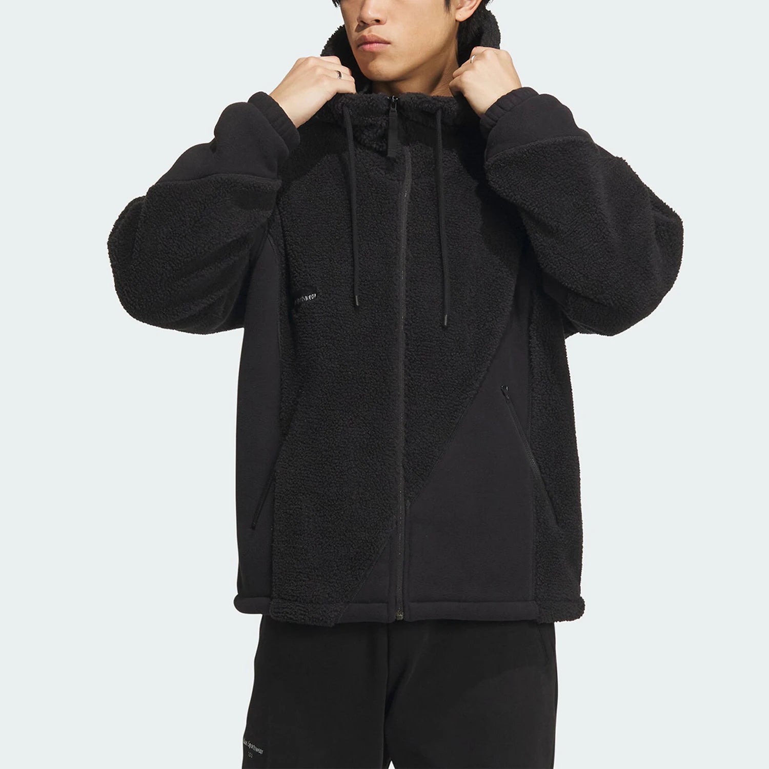 Originals Knit-Fleece Winter Jacket - Thermal Full-Zip Mock Neck IP4973 - Premium Heritage Track Top