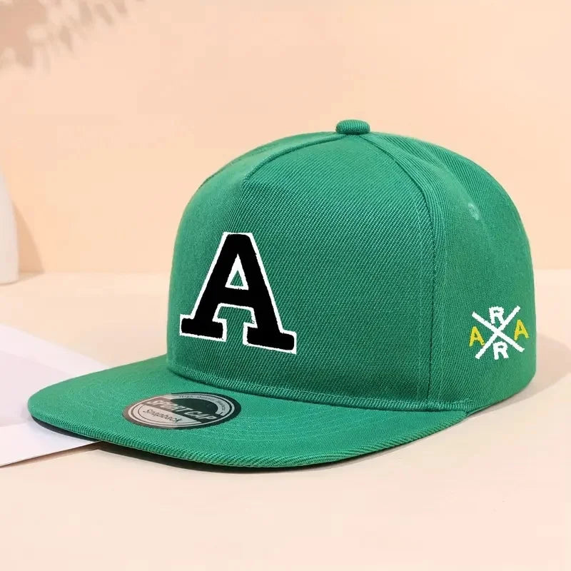 Hip Hop Letter Embroidered Baseball Cap – Adjustable Sun Hat for Men & Women