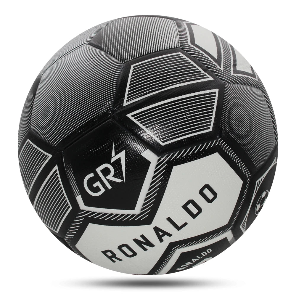 CR7 Soccer Balls Standard Size 5 PU Material Seamless Goal Team Outdoor Match Game Football Trainings