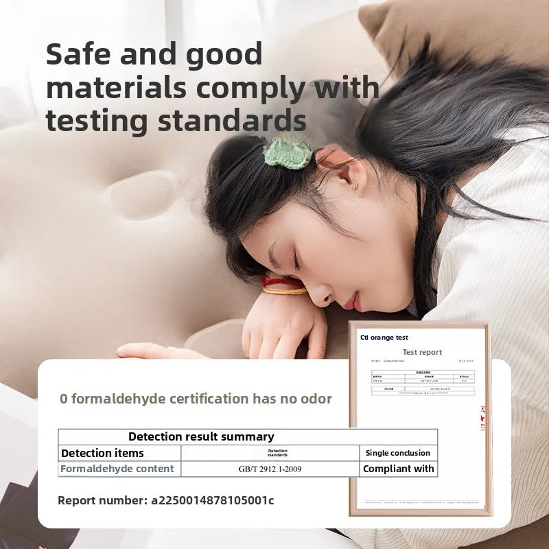 Outdoor Camping Inflatable Sofa Portable Folding Air Mattress For Hiking Tent Home Use