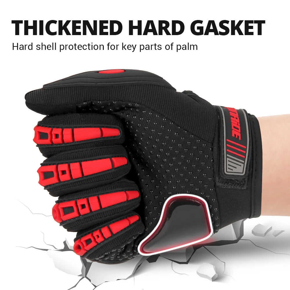 Motorcycle Riding Gloves Full Finger Touch Screen Waterproof Summer Gloves