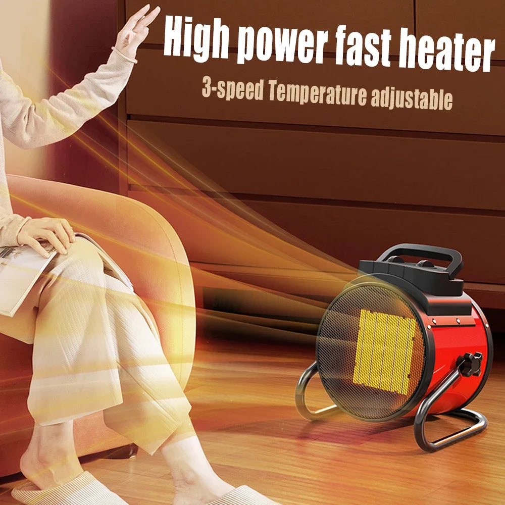 Smart Temperature-Controlled Fan Heater Fast Heating with Smart Thermostat Multi-Purpose Heater For Home And Commercial Use