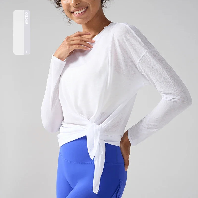 Women’s Fitness Sports T-Shirt Loose Short Sleeve Quick Dry Gym Running Top Summer Wear