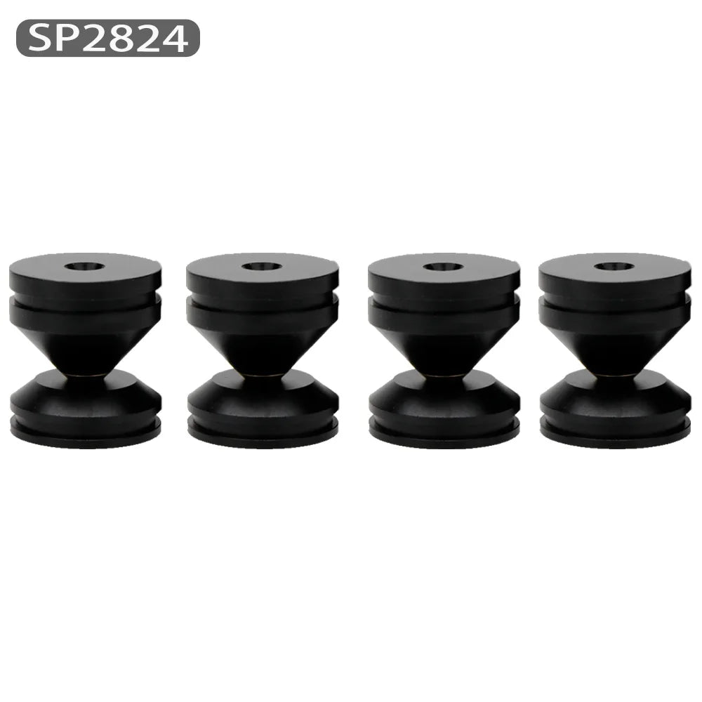 Speaker Stand Feet Foot Pad aluminium alloy metal Spikes Cone Floor Foot Nail for loudspeakers Shoes Spike shock absorber