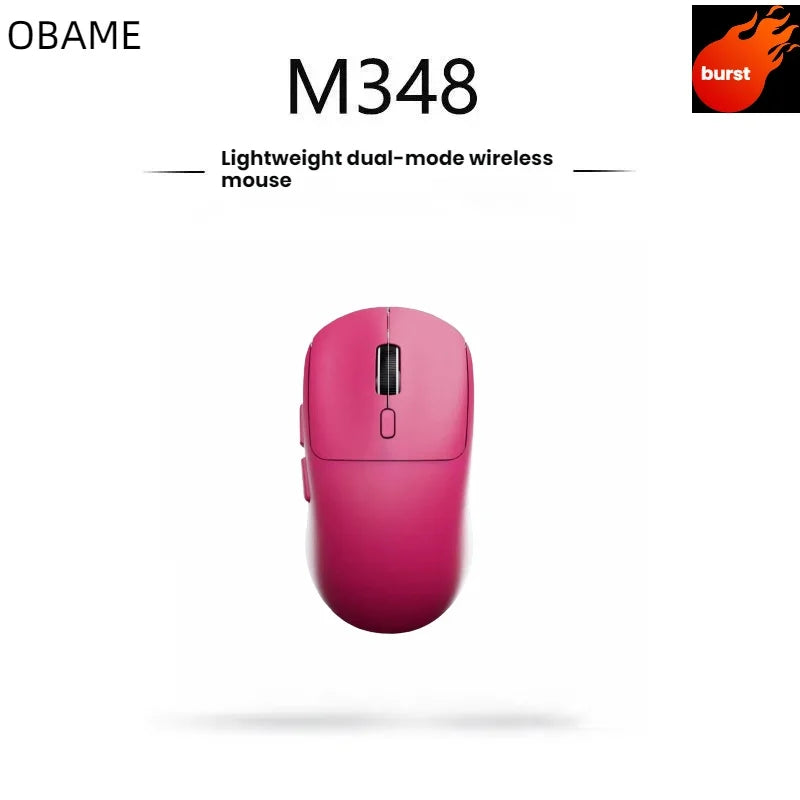New M348 Wireless Bluetooth Gaming Mouse 6400DPI Lightweight Long Battery Life 2.4GHz Wireless Receiver
