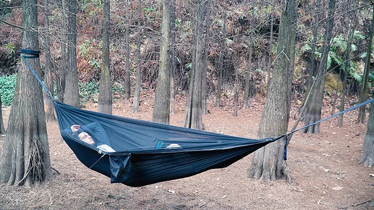 Naturehike Two Person Camping Hammock With Mosquito Net Ultralight Outdoor Hanging Swing For Adults