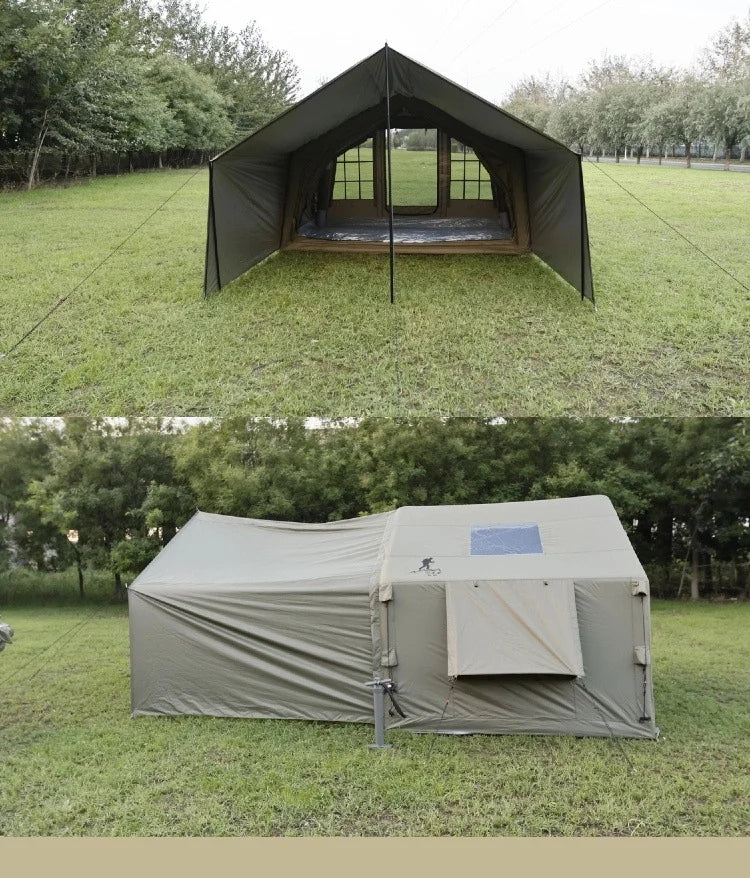 Inflatable Camping Air Tent Portable Outdoor Fabric Large High Quality House Tent 8 Point 2 Square Meters