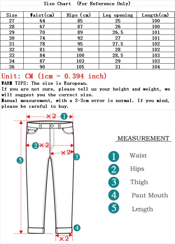 2025 Men's Slim Casual Street Classic Skinny Jeans Pencil Jeans Trendyy Stretch Style Comfortable Casual Fashion Versatile