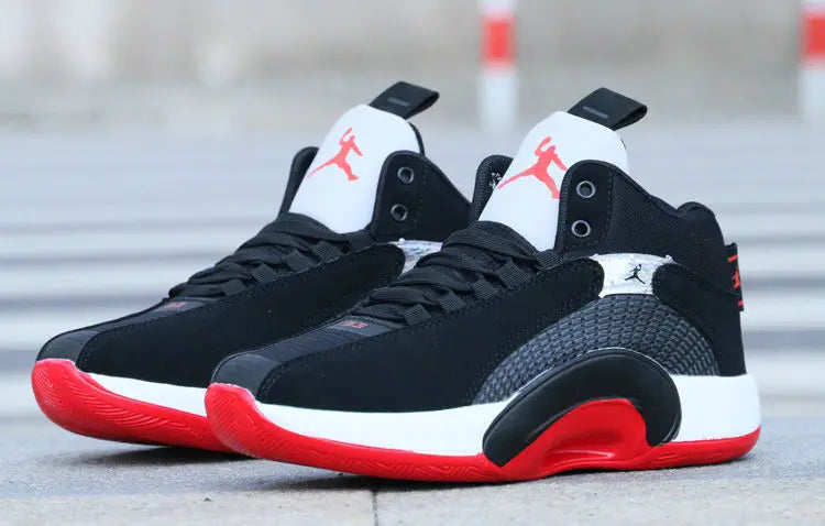 Winter Men’s Basketball Sneakers | Outdoor Non-Slip Youth Sports Training Shoes