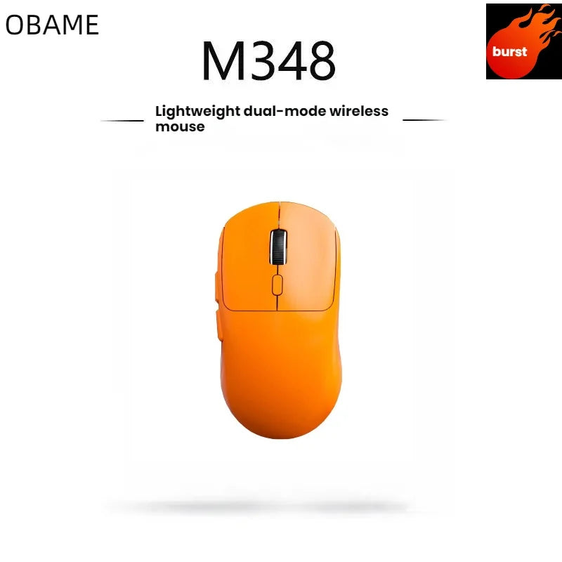 New M348 Wireless Bluetooth Gaming Mouse 6400DPI Lightweight Long Battery Life 2.4GHz Wireless Receiver