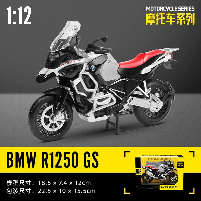 MSZ CCA 1:12 SUZUK GSX-R1000 with base alloy die-cast car motorcycle model, toy gift giving, die-cast static motorcycle model