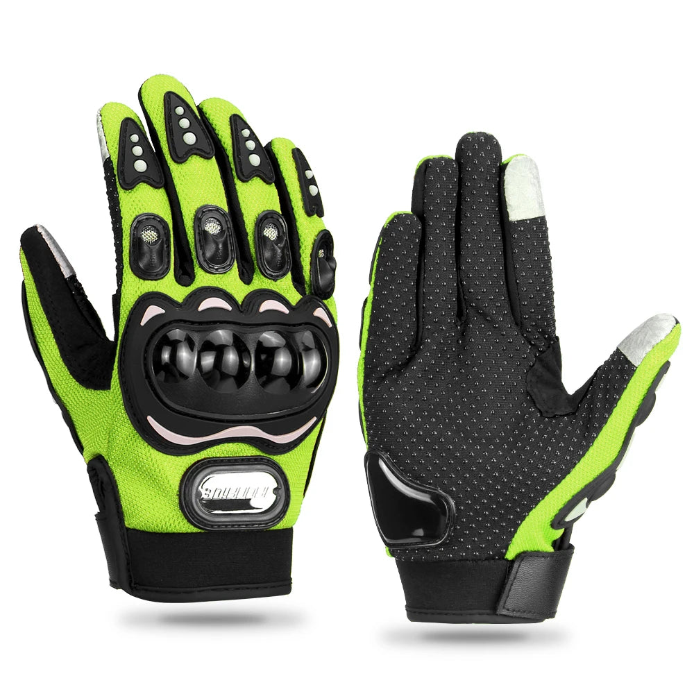 Motorcycle Gloves Full Finger Breathable Touch Screen Off Road Riding Gloves